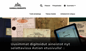 Kansallisarkisto.fi thumbnail