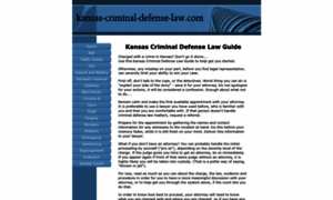 Kansas-criminal-defense-law.com thumbnail