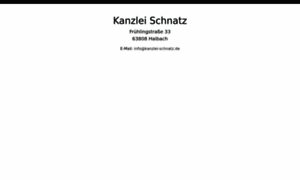 Kanzlei-schnatz.de thumbnail