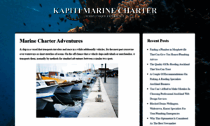 Kapitimarinecharter.co.nz thumbnail