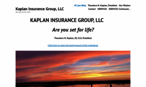 Kaplaninsurancegroup.com thumbnail