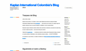 Kaplaninternationalcolombia.wordpress.com thumbnail