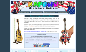 Kapoww-miniature-guitars.com thumbnail