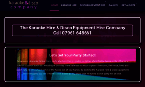 Karaokeanddiscocompany.co.uk thumbnail