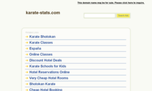 Karate-stats.com thumbnail