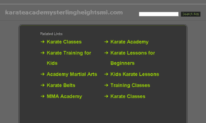 Karateacademysterlingheightsmi.com thumbnail