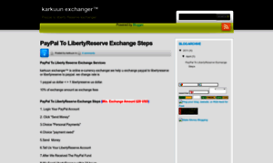 Karkuunexchanger.blogspot.com thumbnail