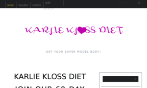 Karlieklossdiet.com thumbnail