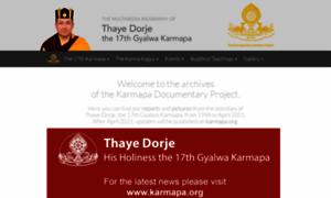 Karmapa-news.org thumbnail