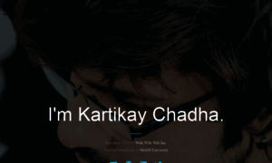Kartikaychadha.com thumbnail