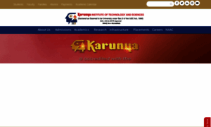 Karunya.ac.in thumbnail