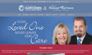 Karvonenfuneralhome.com thumbnail