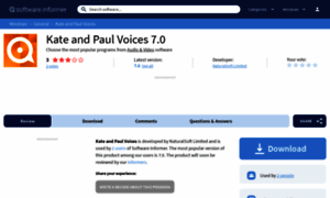 Kate-and-paul-voices.software.informer.com thumbnail