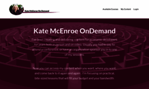 Kate-mcenroe-on-demand.mykajabi.com thumbnail