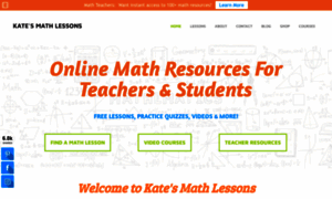 Katesmathlessons.com thumbnail