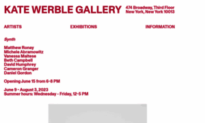 Katewerblegallery.com thumbnail