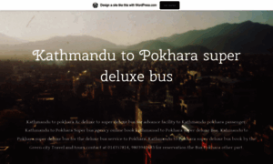 Kathmandutopokharasuperdeluxebus.wordpress.com thumbnail