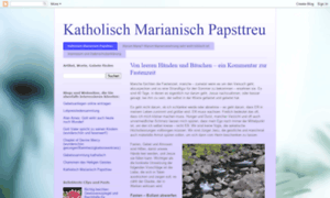 Katholisch-marianisch-papsttreu.blogspot.de thumbnail