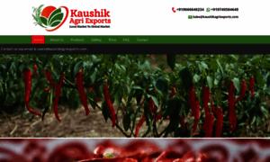 Kaushikagriexports.com thumbnail