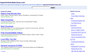 Kaya-technicalservices.com thumbnail