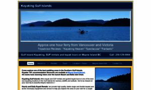 Kayakinggulfislands.com thumbnail