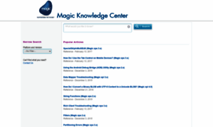 Kb.magicsoftware.com thumbnail