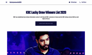 Kbcluckywinnerslist2020.business.site thumbnail