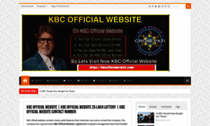 Kbcofficialwebsit.com thumbnail