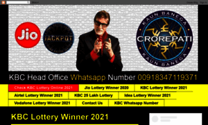 Kbcwinnerslottery.blogspot.com thumbnail