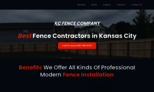 Kcfencecompany.com thumbnail