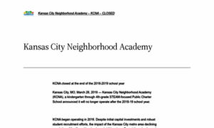 Kcneighborhoodacademy.org thumbnail