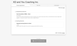 Kdandyoucoachinginc.acuityscheduling.com thumbnail