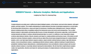 Kdd2018tutorial-behavior.datasciences.org thumbnail