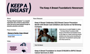 Keep-a-breast-foundation.reportablenews.com thumbnail