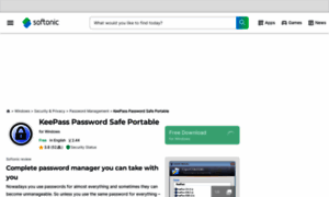 Keepass-password-safe-portable.en.softonic.com thumbnail