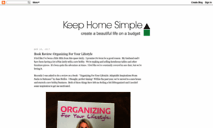 Keephomesimple.blogspot.com thumbnail