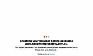 Keepitsimplesafety.com.au thumbnail