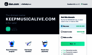 Keepmusicalive.com thumbnail