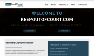 Keepoutofcourt.com thumbnail