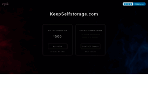 Keepselfstorage.com thumbnail