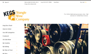 Kegs.trianglewineco.com thumbnail