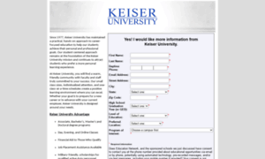 Keisercollegenew.search4careercolleges.com thumbnail