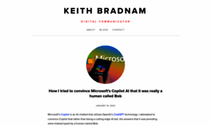 Keithbradnam.com thumbnail