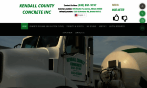 Kendallcountyconcrete.com thumbnail