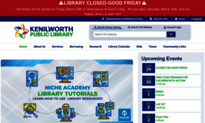 Kenilworthlibrary.org thumbnail