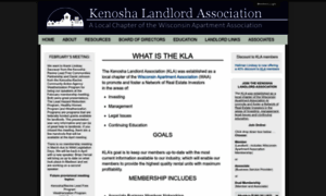 Kenoshalandlordassociation.org thumbnail