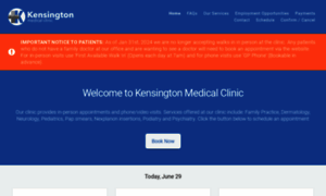 Kensingtonmedicalclinic.com thumbnail