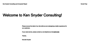 Kensnyderconsulting.com thumbnail