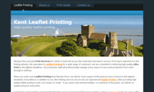 Kentleafletprinting.co.uk thumbnail