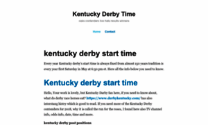 Kentuckyderbytime.wordpress.com thumbnail